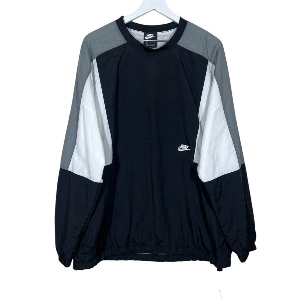 Nike Men’s Y2K 2007 Nylon Track Jacket Colorblock Size Large Windbreaker